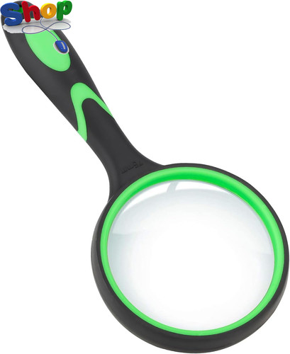 Handheld magnifying glass - glass, for