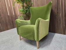 Clubbins Accent Chair In Grass Clippings Clever Velvet RRP-£1495