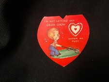 Vintage Push Mower Valentine