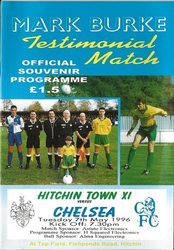 Football programme hitchin - programme,