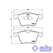 Fits Jaguar XF 2008-2015 XJ 2003- XK 2006-2014 Brake Pads Set Front Mity