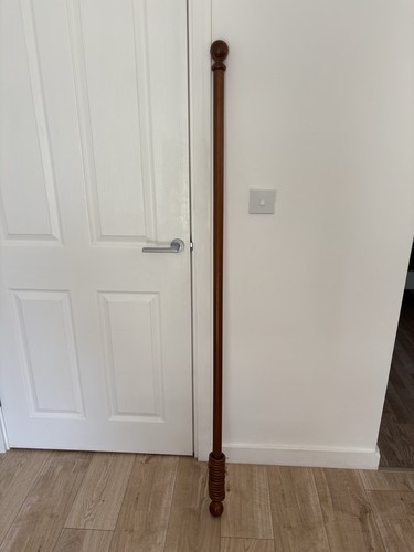 Wooden curtain pole 165cm long - pole,