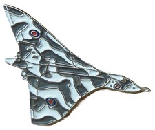 Vulcan Bomber Pin Badge Brooch