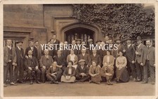 Group of People Man Wear Police Mans Helmet & Holding a Truncheon Postcard (B656