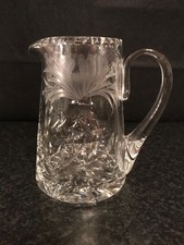 Vintage Crystal Jug with a
