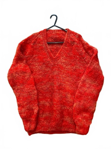 Mohair mix jumper neck - jumper, v
