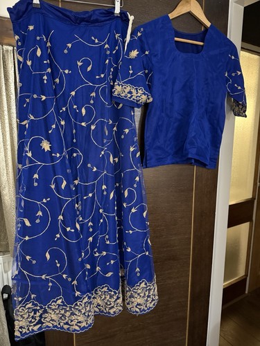 Women blue embroidered - blue,