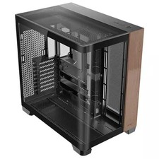 Antec C8 Curve Wood Full Tower Black Transparent Wood