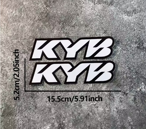 Kyb decals sticker - kyb, motorbike