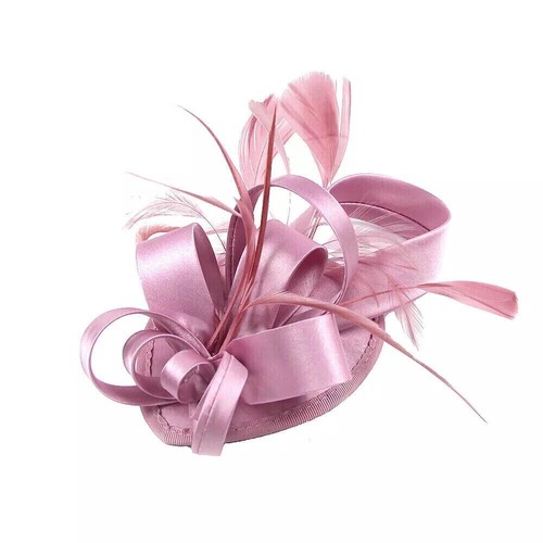 Flower fascinator feathers - flower,
