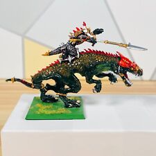 Warhammer Seraphon Lizardmen Kroq Gar on Carnosaur - Metal