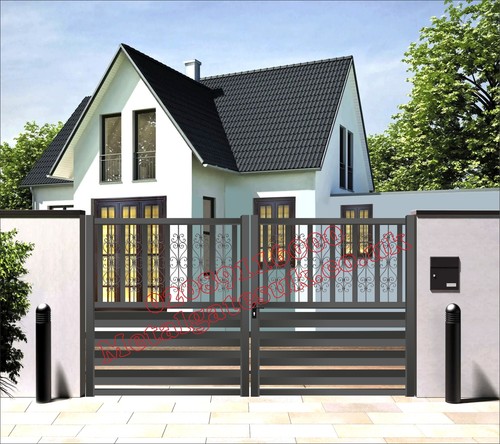 Aluminium driveway gates - aluminium,