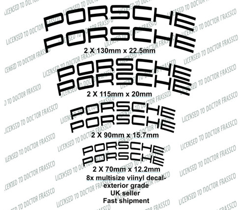 Porsche curved brake caliper - curved,