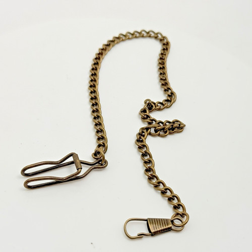 Antique pocket watch - watch, chain