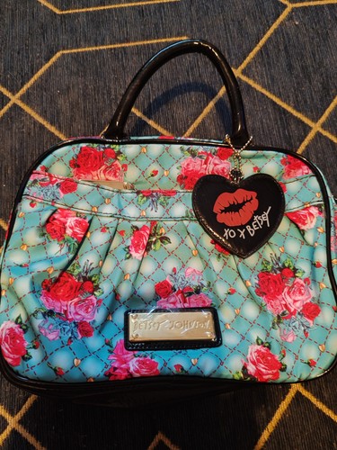Betsey johnson blue floral - betsey, ,