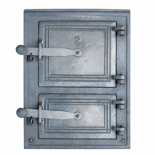 Cast iron oven door - cast, 34x26
