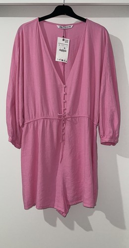 Zara pink linen - blend, short