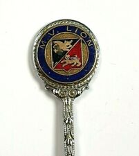 P&O Ferries M.V Lion Onboard Souvenir Enamel Teaspoon - English Channel Ferry