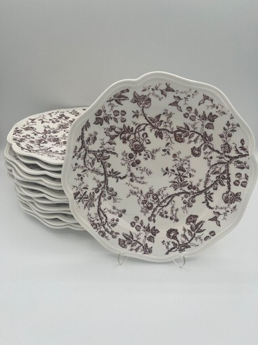 Vintage floral ceramic - floral, plates