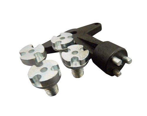 Wheel nut kit with - key, locking