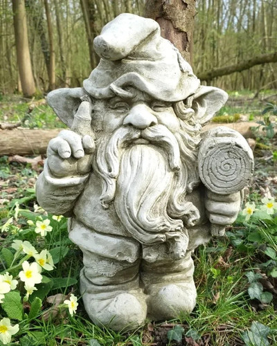 Garden gnome statue stone - statue,