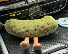 Jellycat Amuseables Pickle Plush - Green Vegetable Friend with Tags & Dust Bag