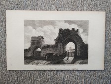 Grey Friars Monastery, Dunwich Suffolk - Antique Print - 1813