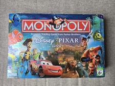 Monopoly Disney Pixar Edition Board Game Parker Brothers One Piece Missing