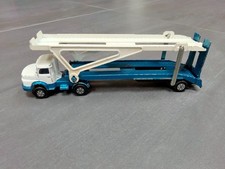Corgi Super No. 2014 - Mercedes-Benz Car Transporter lorry - blue / white colour
