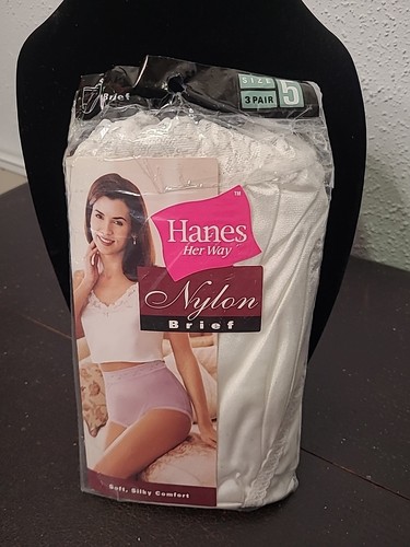 1999 hanes her way - nylon, white