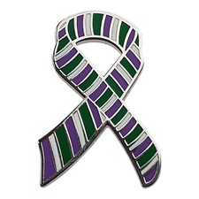 Votes for Women /  Suffrage Movement  / Feminist Supporter Scarf Enamel Badge