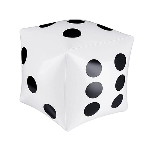 Blow air inflatable dice - up,