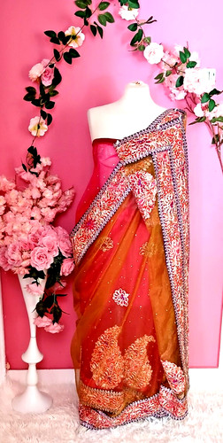 Indian red sparkly - indian,