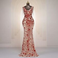 Sexy Beaded Sleeves Evening Dresses  Prom Maxi Dress Party Dress Evening Gowns
