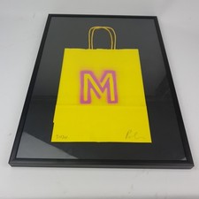 Brian Cannon Limited Edition 2020 HMV Exclusive Microdot SIGNED Bag Framed