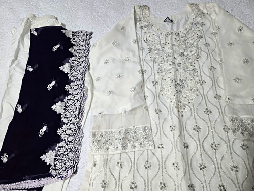 Women white embroidered - white,