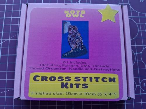 Owl cross stitch kit