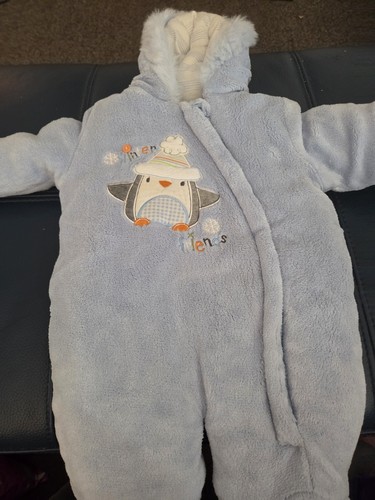 Boys blue snow suit size - blue,