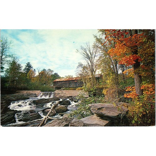Old covered bridge thetford - at,