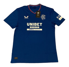 Glasgow Rangers FC - 2023/2024 Blue Home Shirt - Size Medium (Football Top)