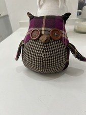 Owl Door Stop Fabric 11-inch