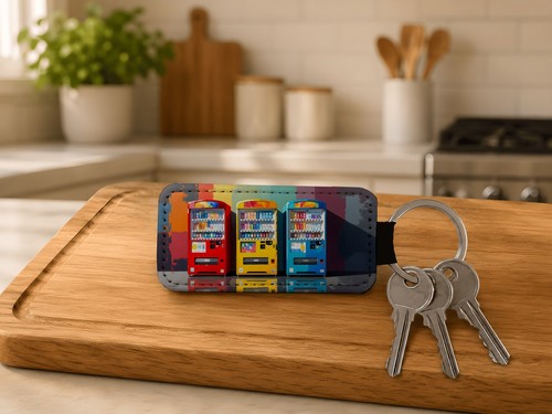 Keyring vintage vending - vintage,