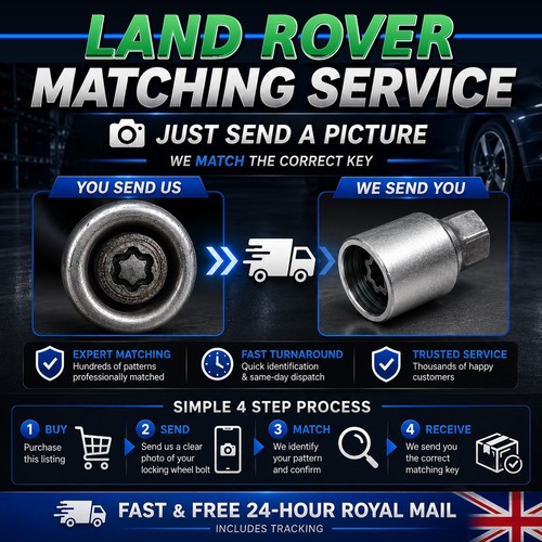 Land rover locking wheel nut - locking,