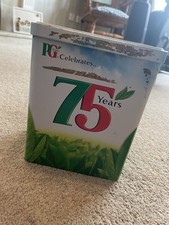 PG Tips 75th Anniversary large Tea storage Caddy Tin 2006 