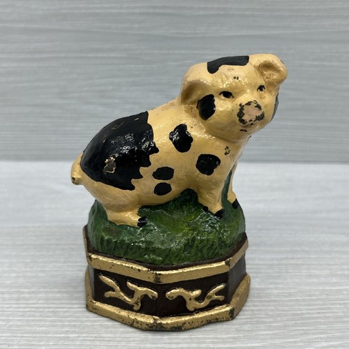 Very old cast door stop - , in