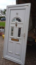 Upvc door 90 x 208 cm h with