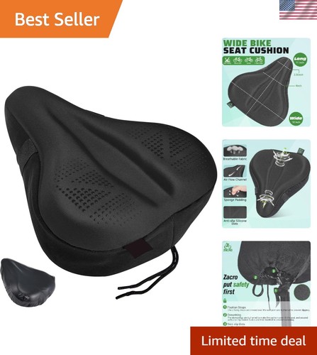 Breathable gel bike seat - breathable,