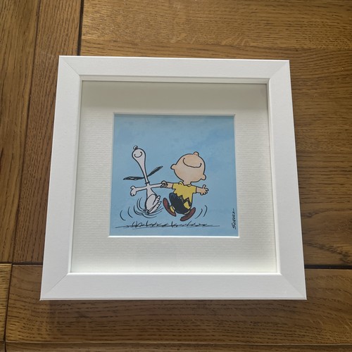 Vintage peanuts snoopy - snoopy, framed