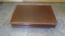 Vintage large mahogany wood - large,