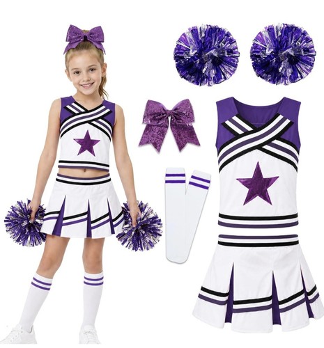 Girls cheerleader costume - cheerleader,